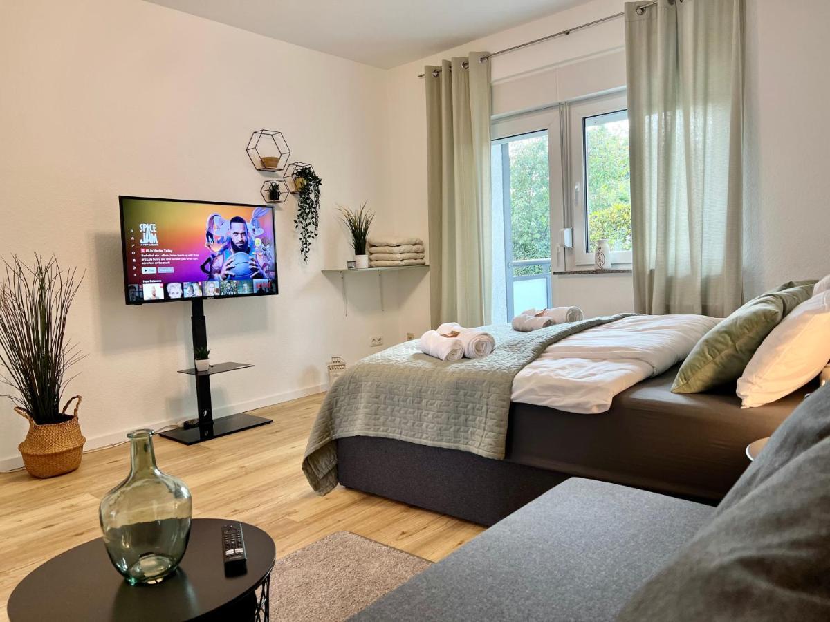 Design Apartment Mit Balkon - Kueche - Netflix Essen Dış mekan fotoğraf