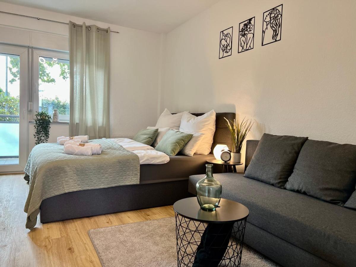Design Apartment Mit Balkon - Kueche - Netflix Essen Dış mekan fotoğraf